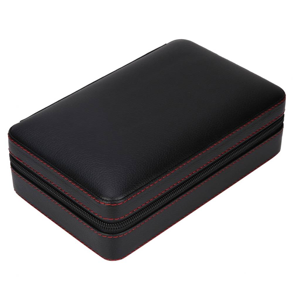 Port tigari de foi PU leather Travel Black (umidor) "Andreas"