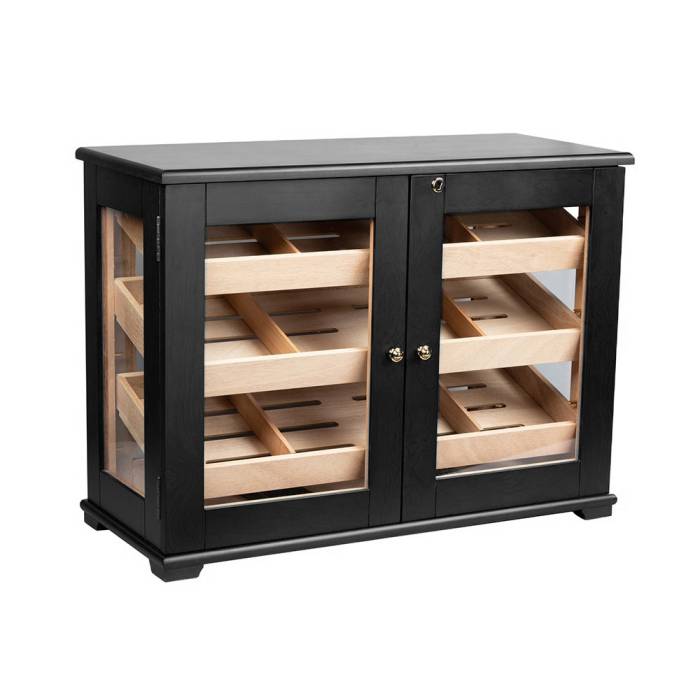 Umidor Cabinet DBL Black 3816 (250 tig.) "Andreas"