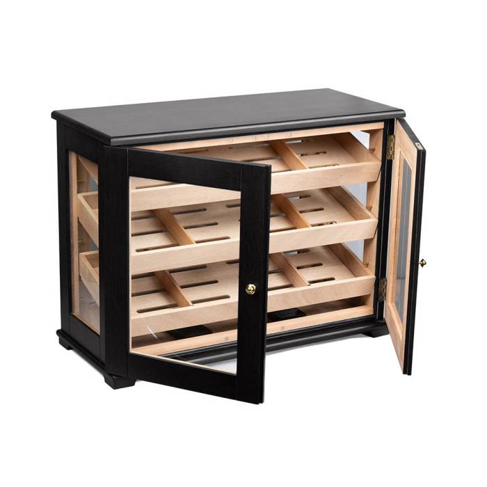 Umidor Cabinet DBL Black 3816 (250 tig.) "Andreas"