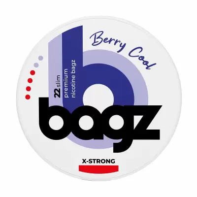 Nicotine pouch 16,5mg/pliculet Berry Cool BAGZ