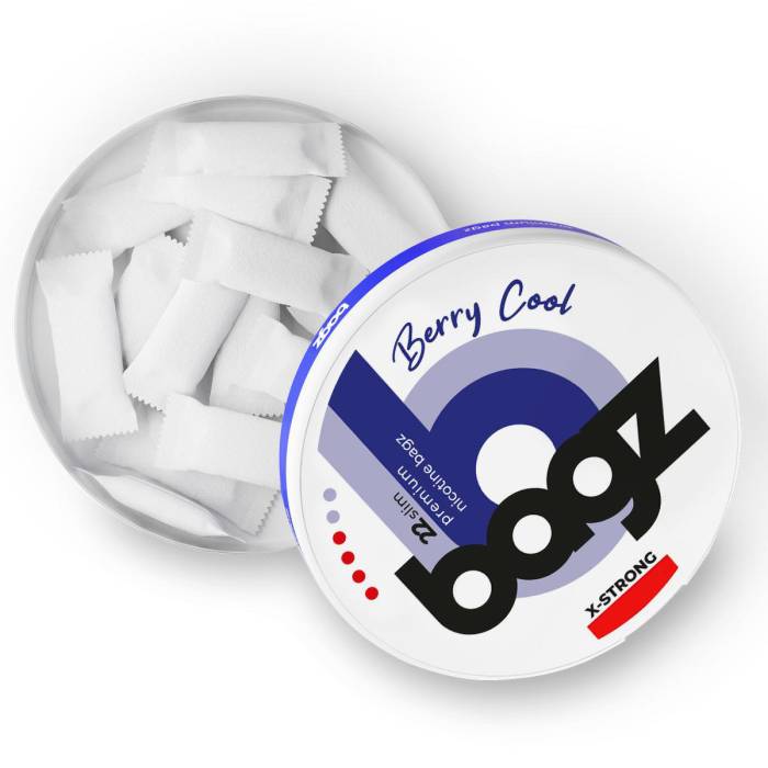 Nicotine pouch 16,5mg/pliculet Berry Cool BAGZ
