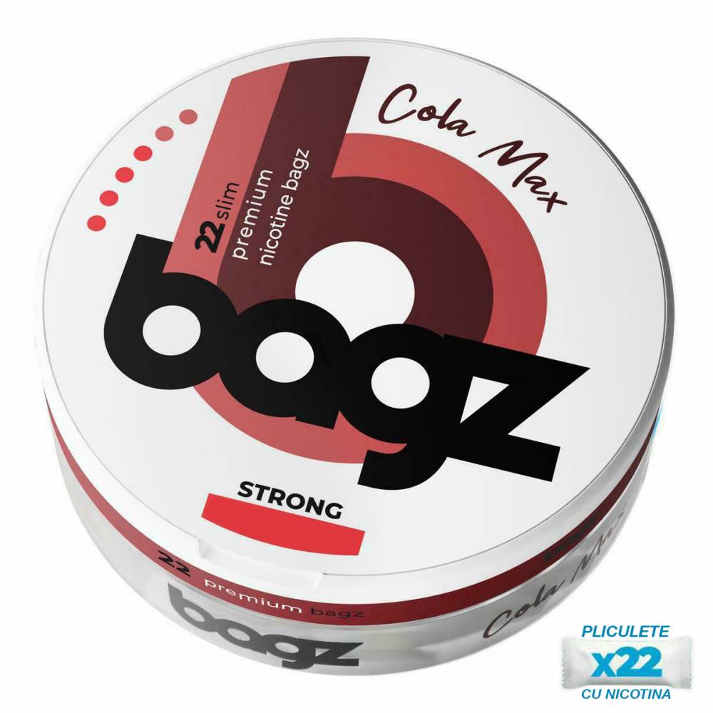 Nicotine pouch 17mg/pliculet Cola Max BAGZ