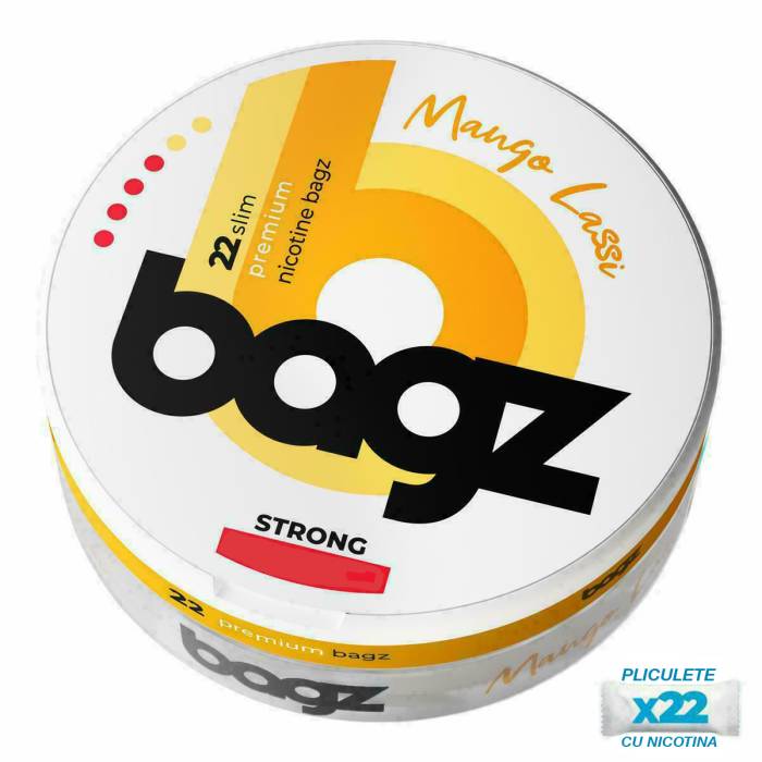 Nicotine pouch 15,6mg/pliculet Mango Lassi BAGZ