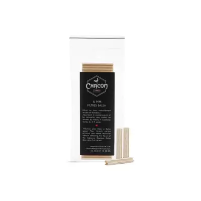 Filtre lemn balsa 6 mm (20buc.) / Chacom