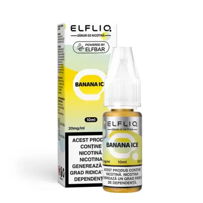 Lichid tigareta electronica 20 mg./ml. Banana Ice "ElfLiq" (10ml)