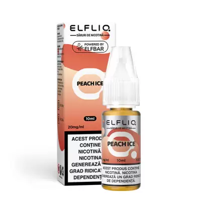 Lichid tigareta electronica 20 mg./ml. Peach Ice "ElfLiq" (10ml)