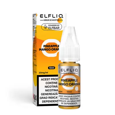 Lichid tigareta electronica 20 mg./ml. Pineapple Mango Orange "ElfLiq" (10ml)