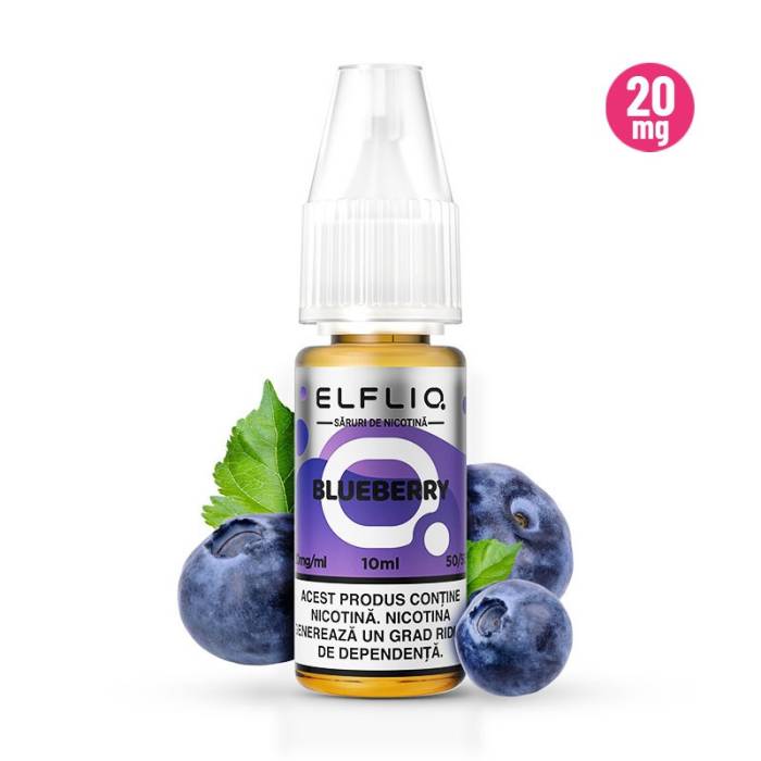 Lichid tigareta electronica 20 mg./ml. Blueberry "ElfLiq" (10ml)