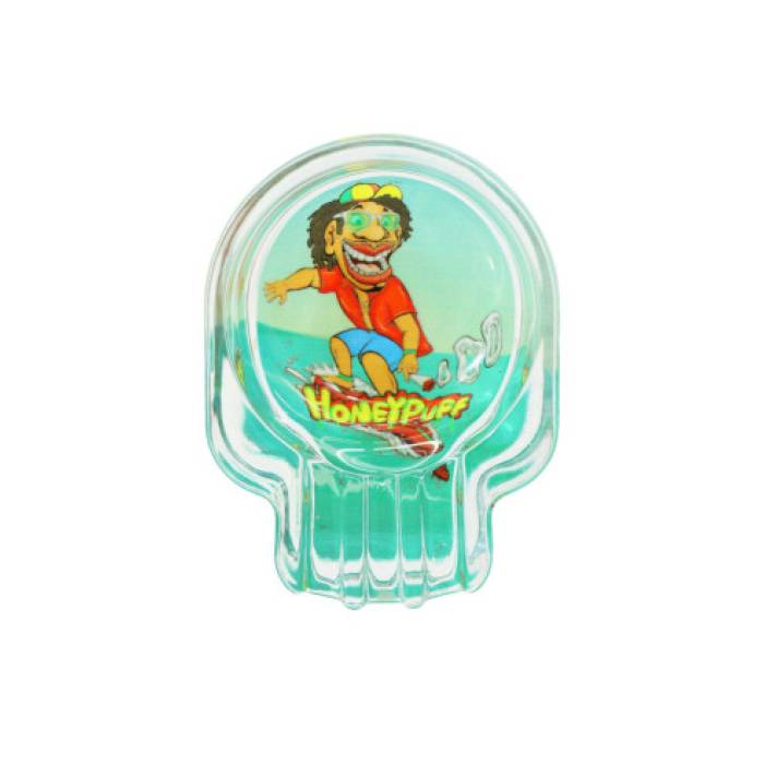 Scrumiera Glass Skull Honeypuff