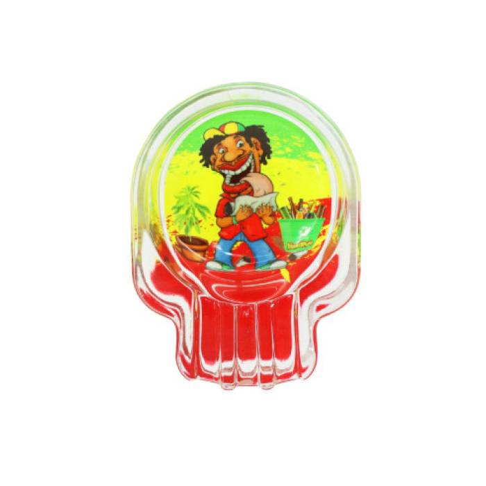 Scrumiera Glass Skull Honeypuff