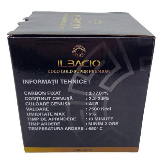 Carbuni narghilea cocos Il Bacio (1 kg.)