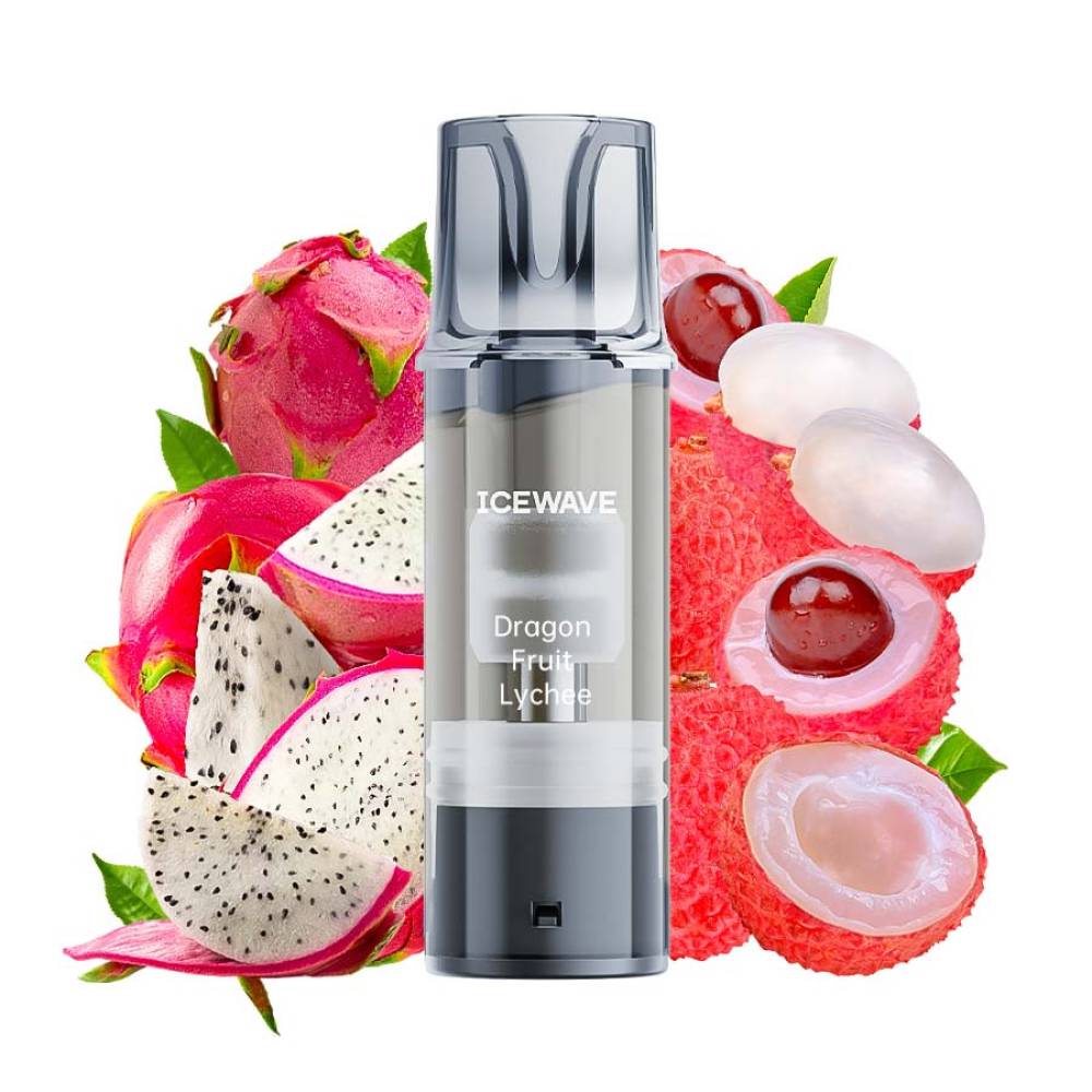 Cartus Icewave 1000 pufuri Dragon Fruit Lychee 20 mg.