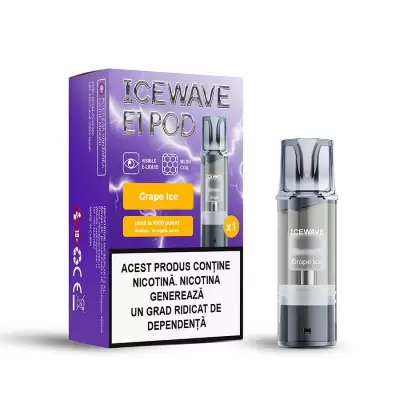 Cartus Icewave 1000 pufuri Grape Ice 20 mg.