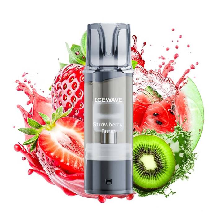 Cartus Icewave 1000 pufuri Strawberry Burst 20 mg.