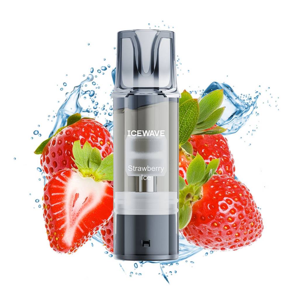 Cartus Icewave 1000 pufuri Strawberry Ice 20 mg.