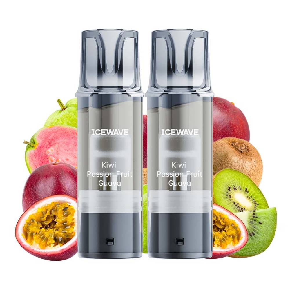 Cartus Icewave 2x1000 pufuri Kiwi Passion Fruit Guava 20 mg.