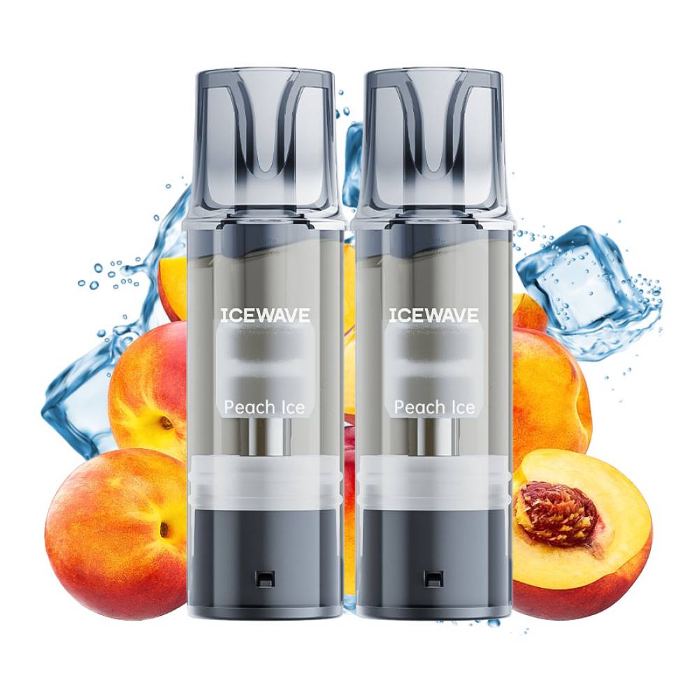 Cartus Icewave 2x1000 pufuri Peach Ice 20 mg.