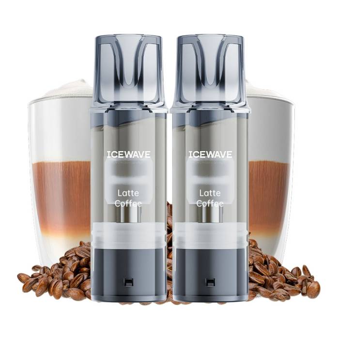 Cartus Icewave 2x1000 pufuri Latte Coffee 20 mg.
