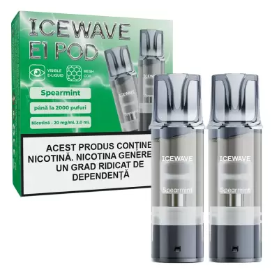Cartus Icewave 2x1000 pufuri Spearmint 20 mg.