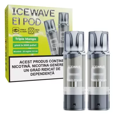 Cartus Icewave 2x1000 pufuri Triple Mango 20 mg.