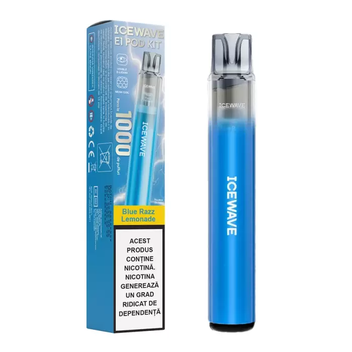 Kit Icewave 1000 pufuri Blue Razz Lemonade (20mg)