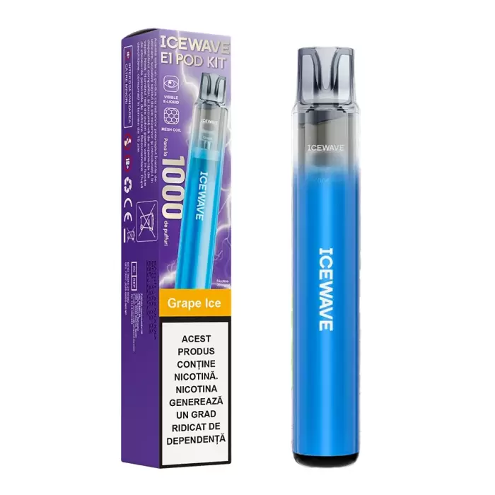 Kit Icewave 1000 pufuri Grape Ice (20mg)