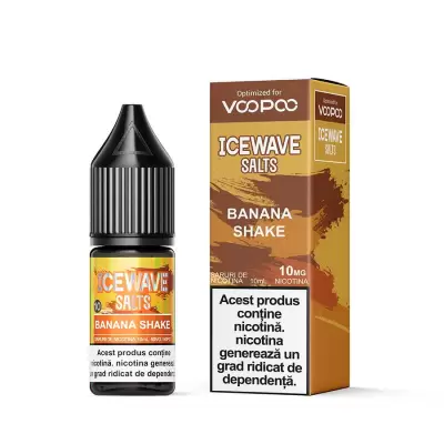 Lichid tigareta electronica 10 mg./ml. Banana Shake Icewave (10ml)