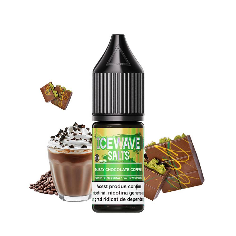 Lichid tigareta electronica 10 mg./ml. Dubai Chocolate Coffee Icewave (10ml)