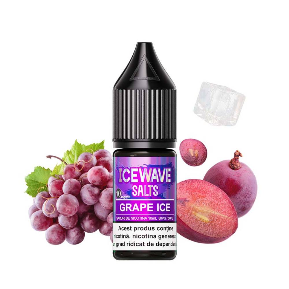 Lichid tigareta electronica 10 mg./ml. Grape Ice Icewave (10ml)