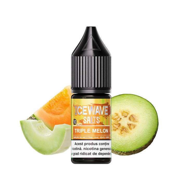 Lichid tigareta electronica 10 mg./ml. Triple Melon Icewave (10ml)