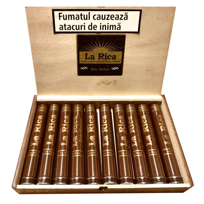 La Rica Maduro Magnum Tubos (10)