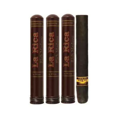 La Rica Maduro Magnum Tubos (3)