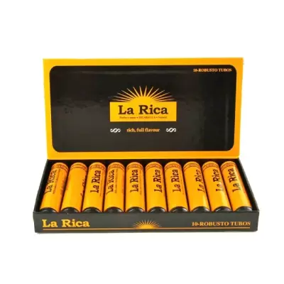 La Rica Natural Connecticut Robusto Tubos (10)