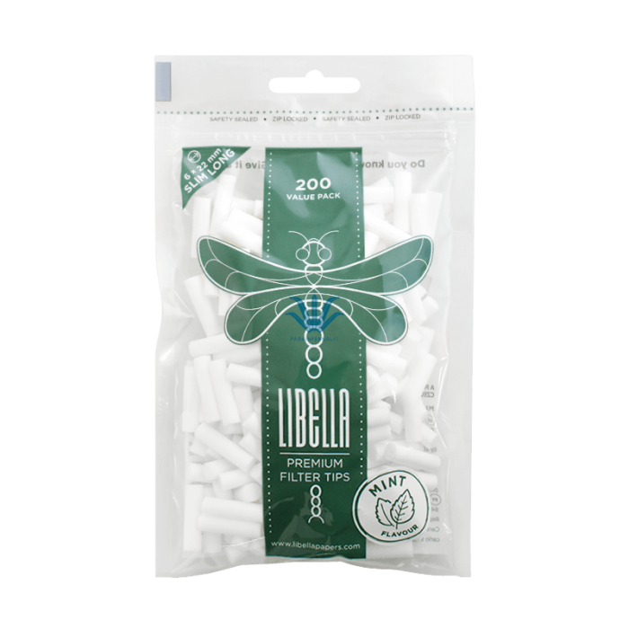 Filtre Slim Long Mint 6mm pt. tigarete (200) Libella