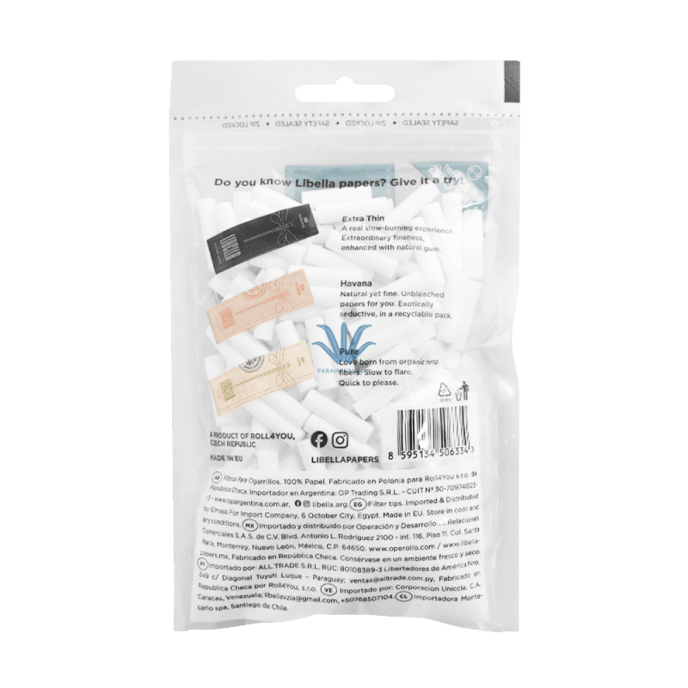 Filtre Slim Long Mint 6mm pt. tigarete (200) Libella