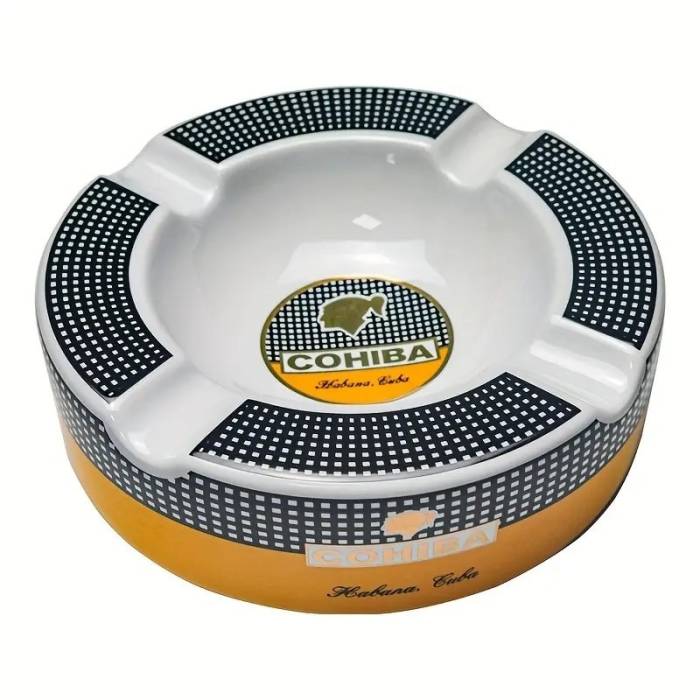 Scrumiera ceramica tigari de foi Round C1