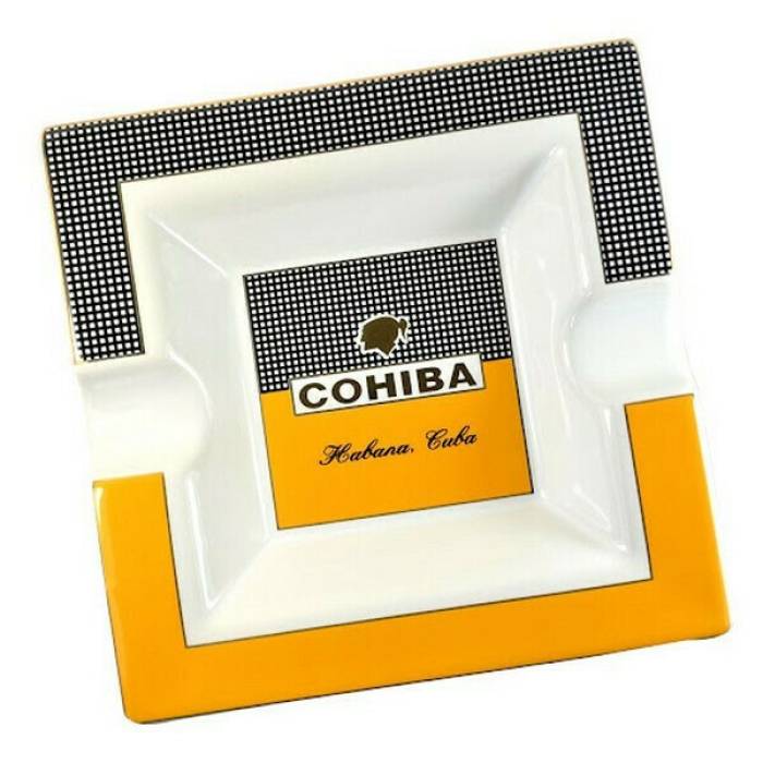 Scrumiera ceramica tigari de foi Square C3