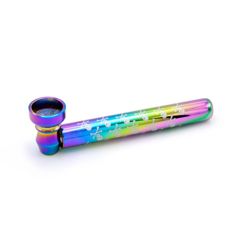 Set mini pipa sticla si grinder plastic Tiny / Toro