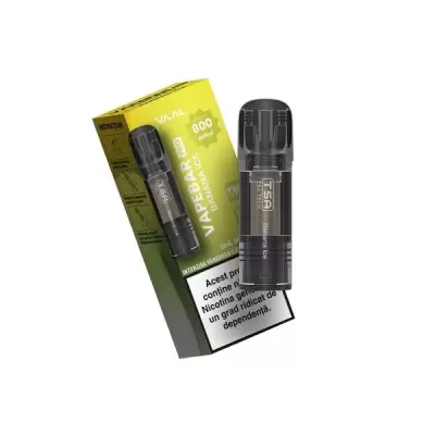 Cartus Vapebar PRO 800 pufuri Banana Ice 20 mg.