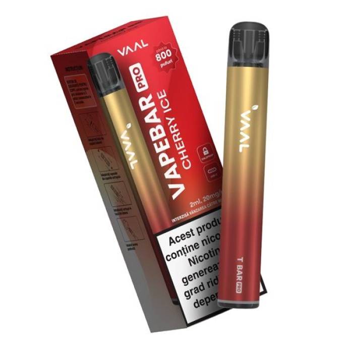 Kit Vapebar PRO 800 pufuri Cherry Ice (20mg)