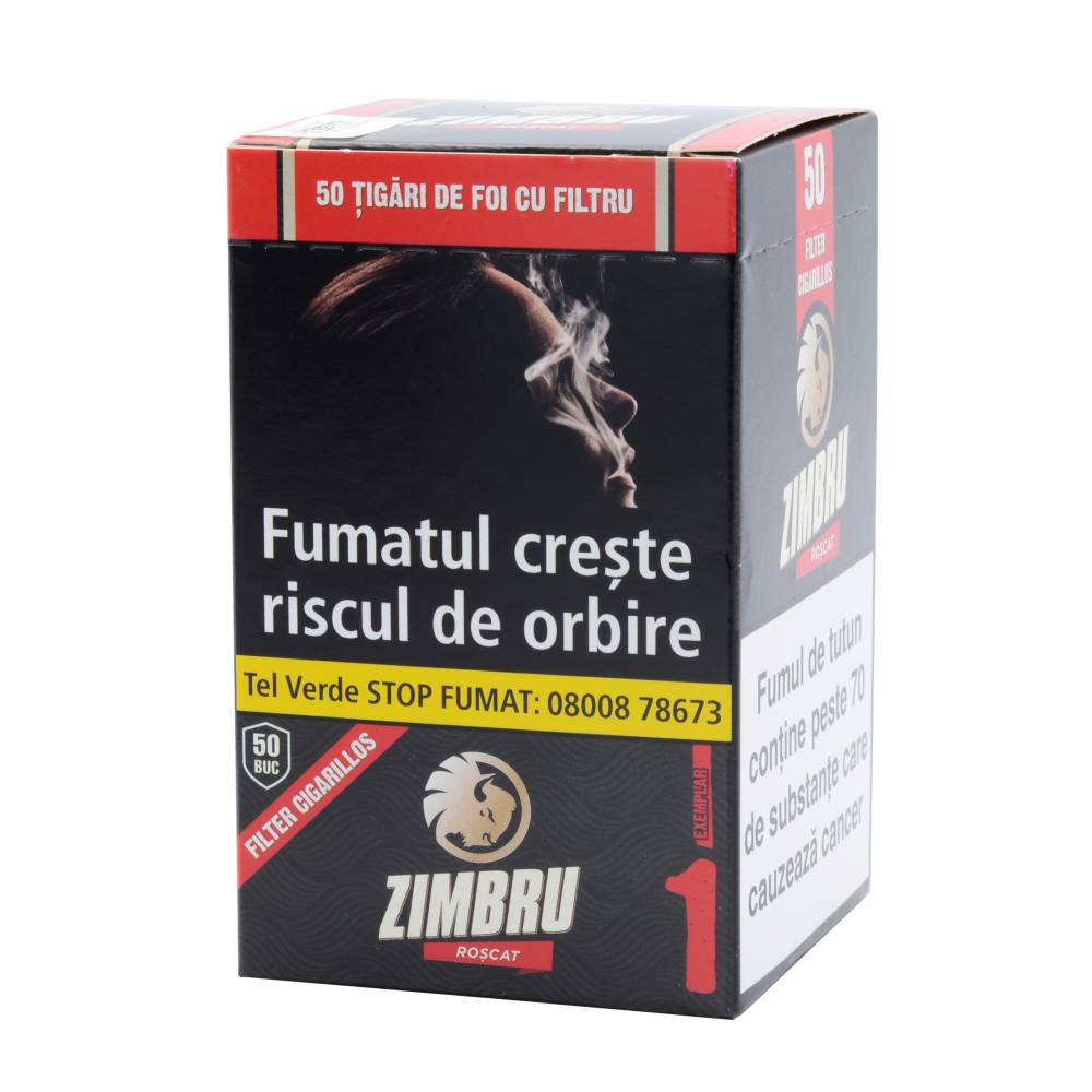 Zimbru Filter Cigarillos Roscat (cirese) (50)