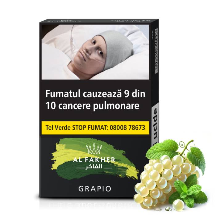 Tutun narghilea "Grapio Green" (strugure, menta) Al Fakher (20g)