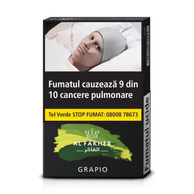 Tutun narghilea "Grapio Green" (strugure, menta) Al Fakher (20g)
