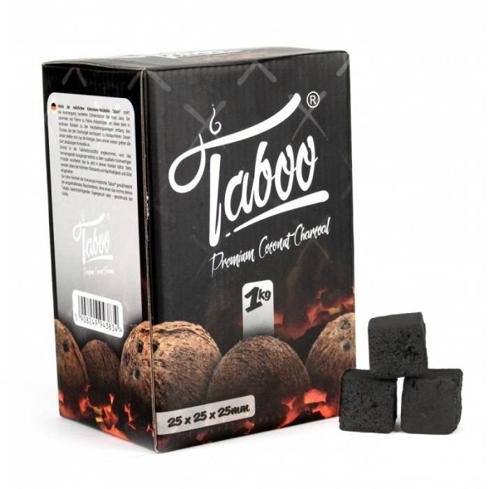 Carbuni narghilea cocos Taboo (1 kg.)