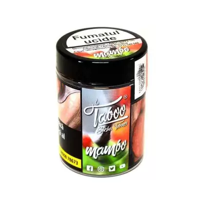 Tutun narghilea "Mambo" (capsuna, kiwi, piersica, nuca de cocos) Taboo (50g)