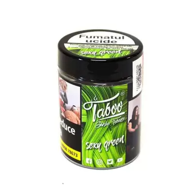 Tutun narghilea "Sexy Green" (menta, clorofila) Taboo (50g)