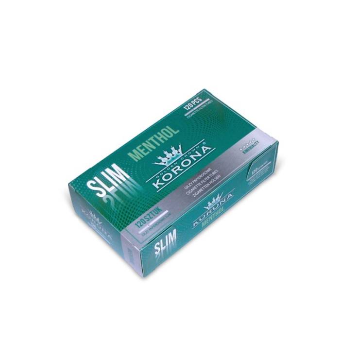 Tuburi cu filtru pt.tigarete Slim Menthol Korona (120)