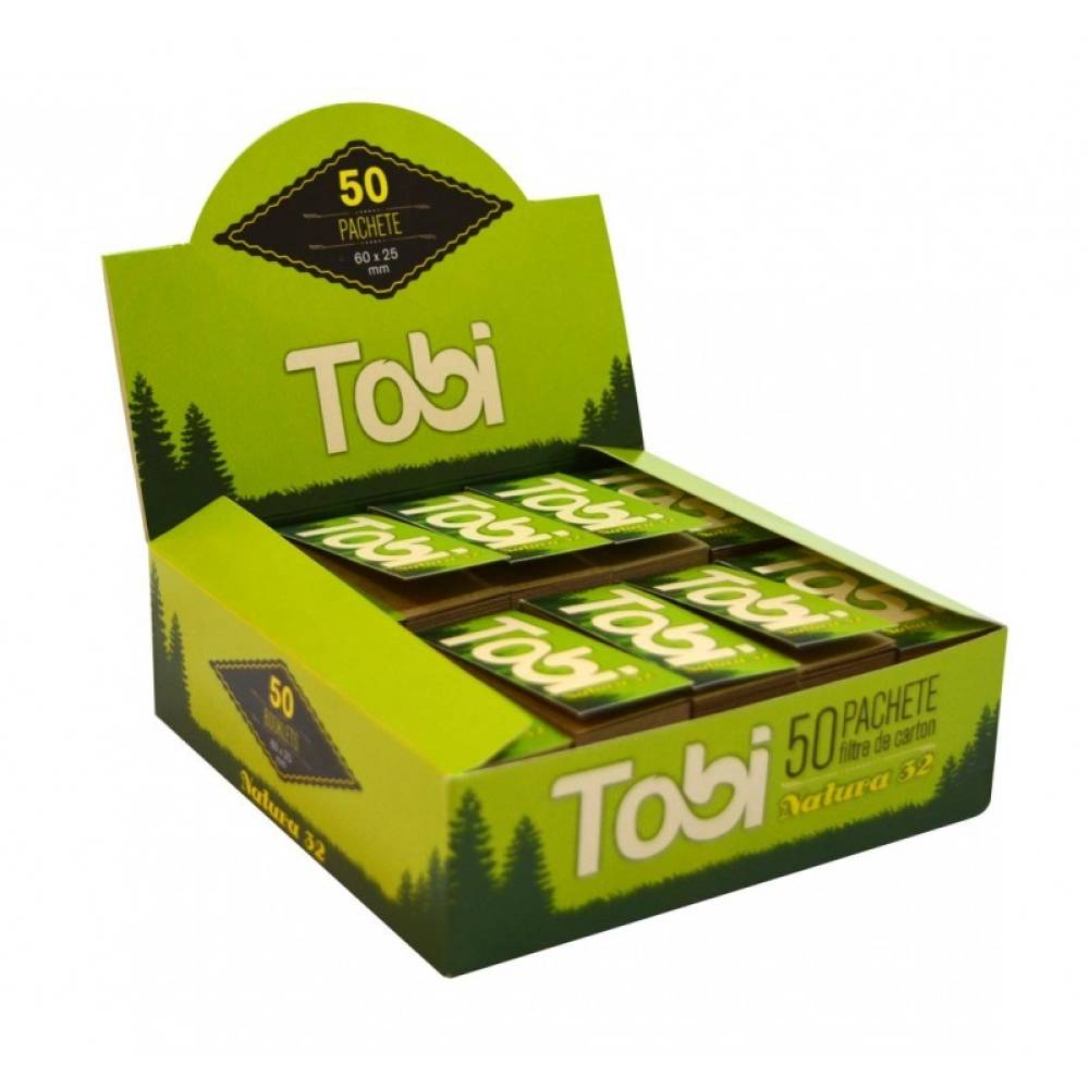 Filtre carton Natura 25x60 mm. Tobi (32 foi)