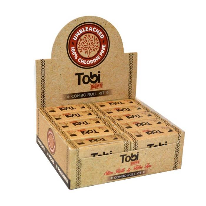 Foita in rola 5m Brown + Filtre Carton Tobi