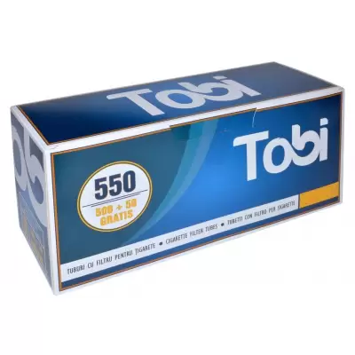 Tuburi cu filtru pt.tigarete TOBI  (550)
